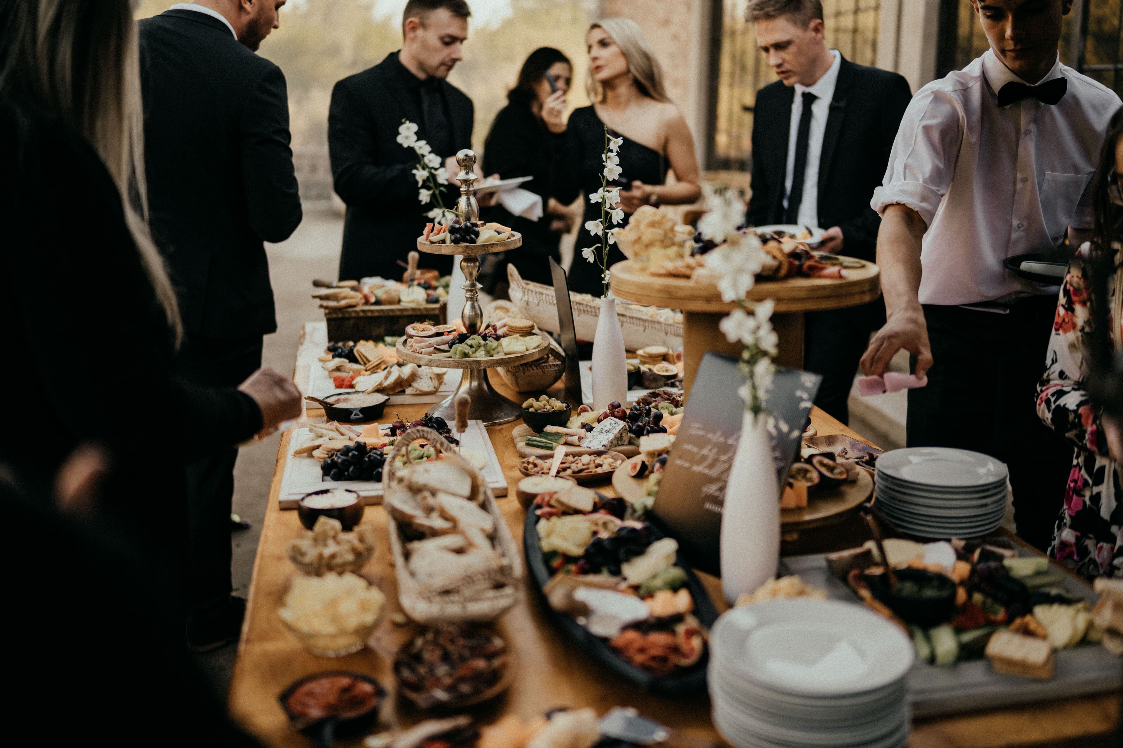 Large wedding ceremony - Couple walking down aisle at Ever Be Wedding Venue